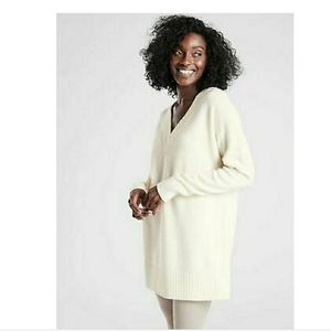 Athleta Wool-Cashmere Oversized Sweater Si…